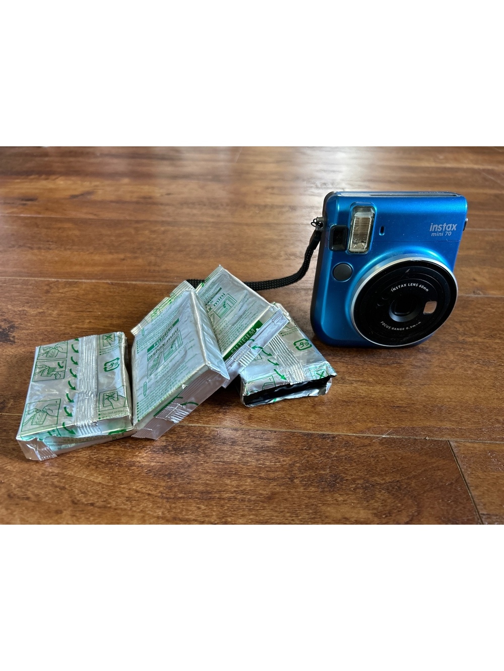 Fujifilm Instax Mini 70 Instant Camera with Film Packs - Blue